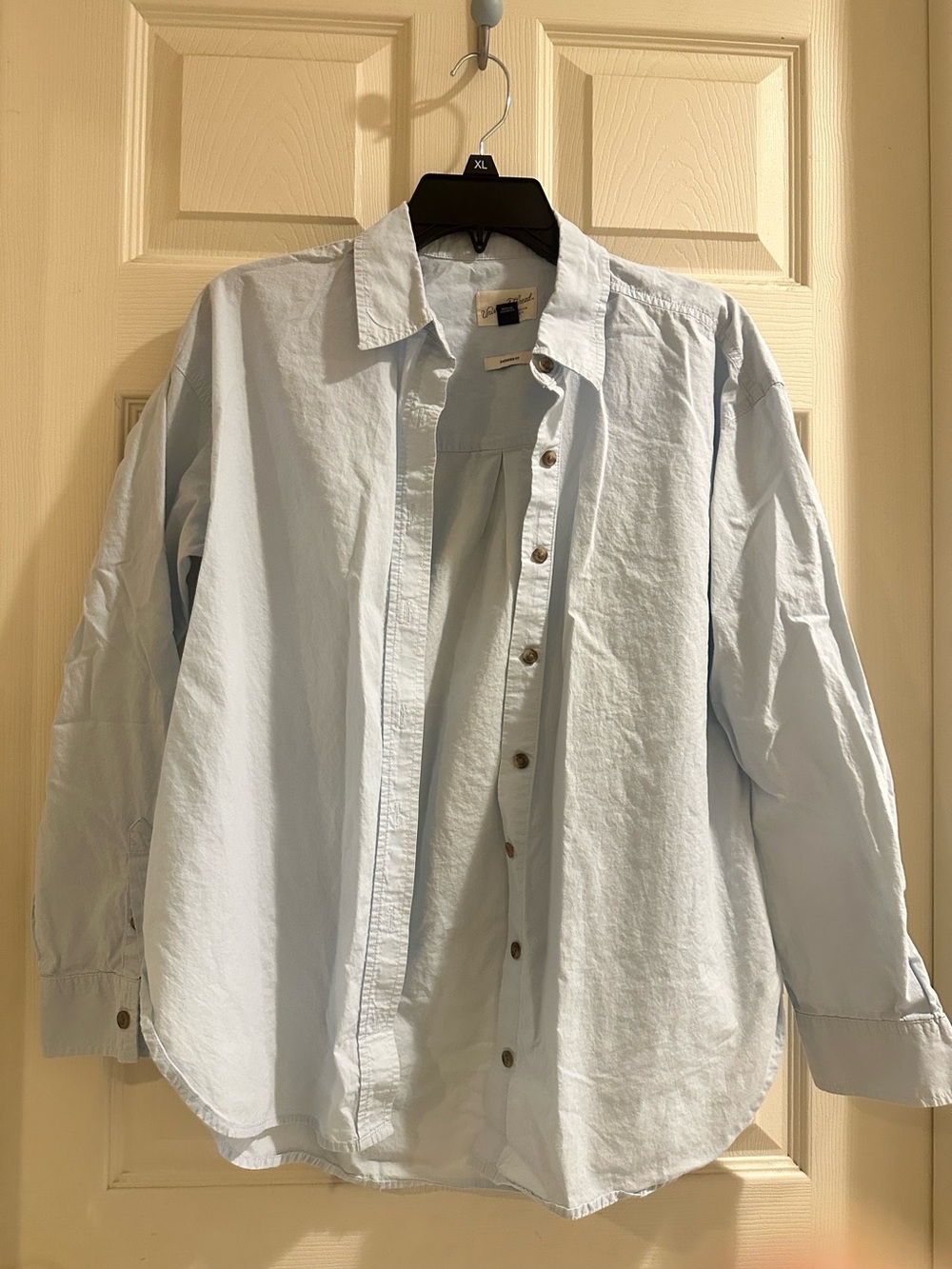 Small Universal Thread Light Blue button up Shirt